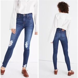 Madewell 9 inch high rise skinny jeans